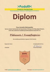 Diplom Fusspflege